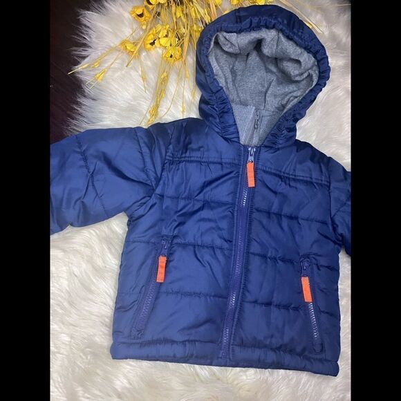 Rothschild navy blue winter jacket boys 24M - Picture 2 of 6